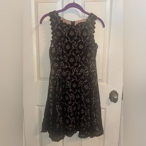 city studio size 7 black lace party dress